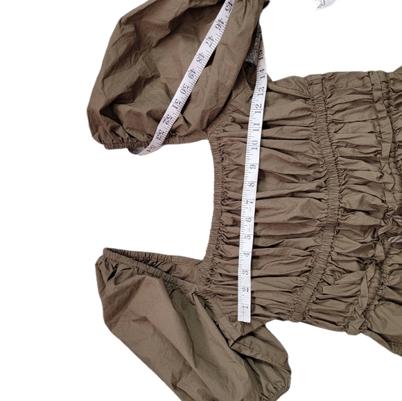 Ulla Johnson Alegria Poplin Playsuit Desert Palm New With Tags Size 12 - Picture 9 of 13